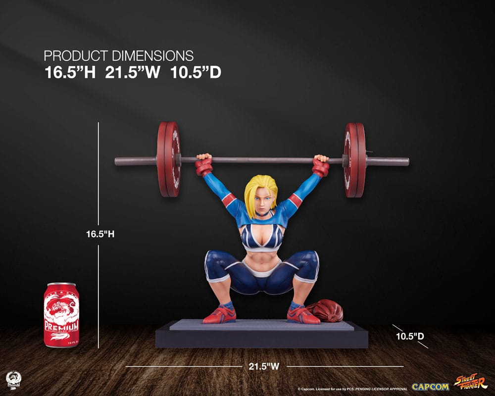 Street Fighter Premier Series Statue 1/4 Cammy: Powerlifting SF6 41 cm [23]