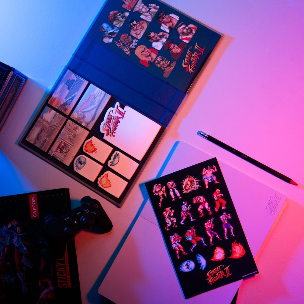 Street Fighter Premium Notebook with Sticky Notes and Cover A5 [8]