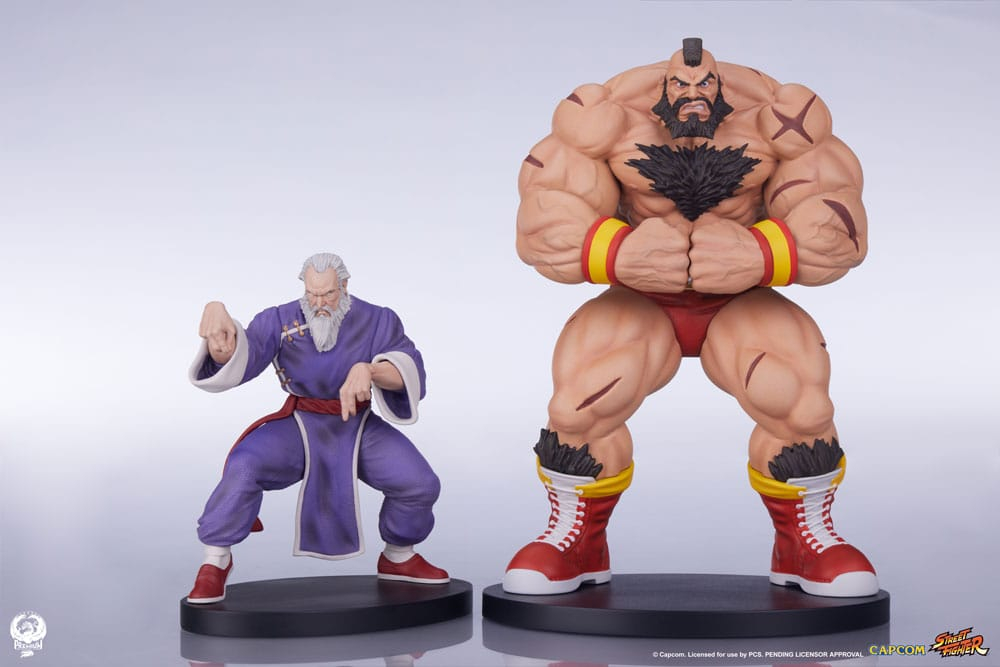 Street Fighter Street Jam Statuen 1/10 Zangief & Gen Set [23]