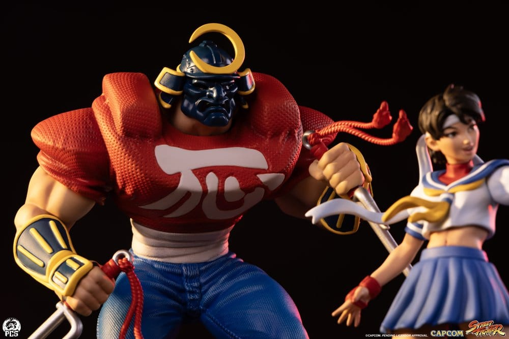 Street Fighter Street Jam Statues 1/10 Sakura & Sodom 22 cm [5]