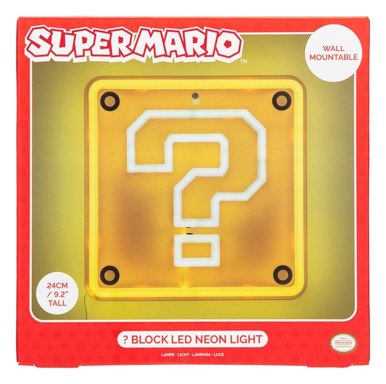 Super Mario LED Neon Wall Lamp Question Block 24 x 24 cm [2]