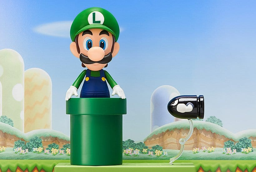 Super Mario Nendoroid Action Figure Luigi 10cm [5]
