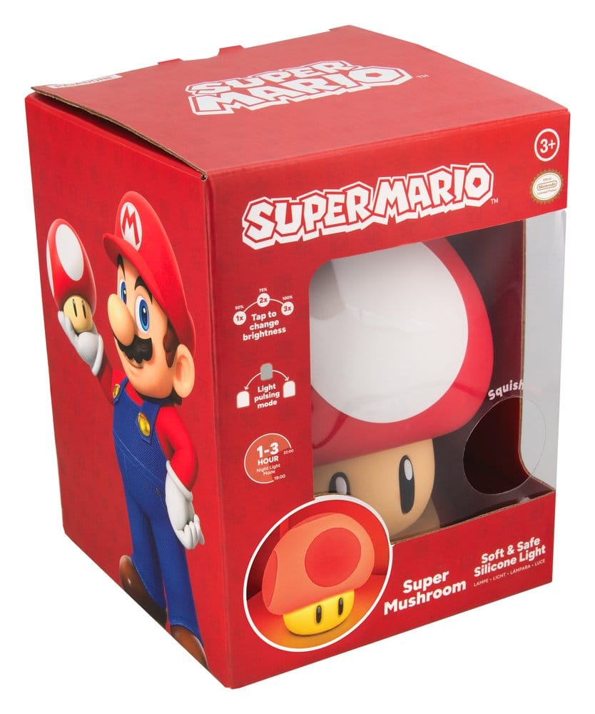 Super Mario SquishyGlo Silicon Light Super Mushroom Rechargeable 15 cm [5]