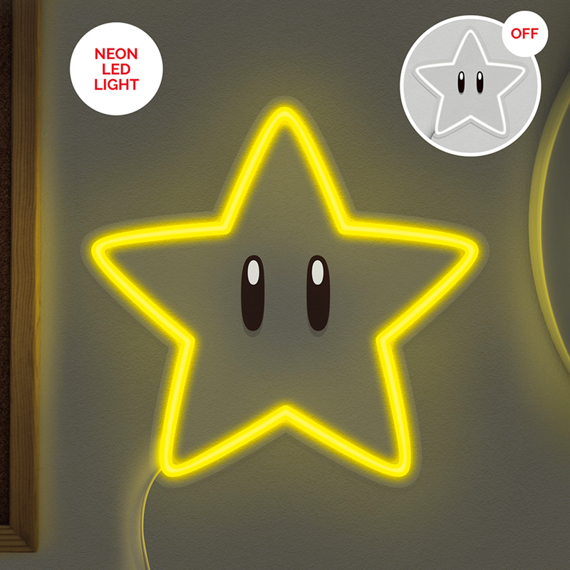 Super Mario Star LED Neon Wall Light [2]