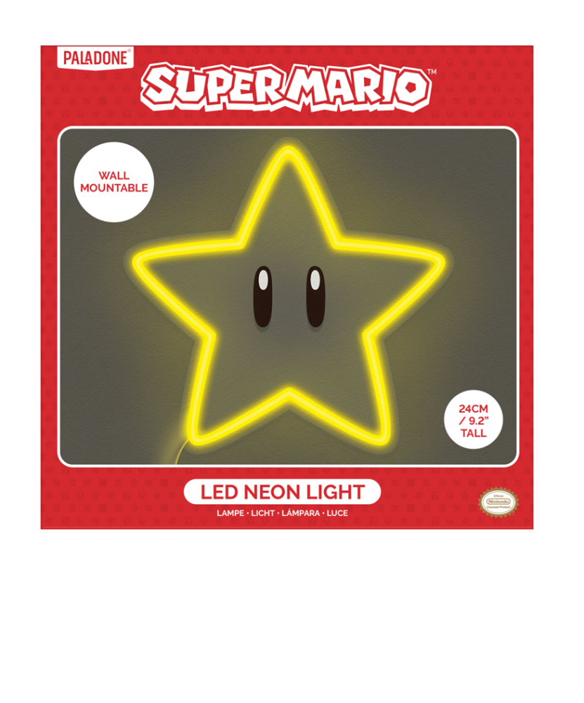 Super Mario Star LED Neon Wall Light [1]