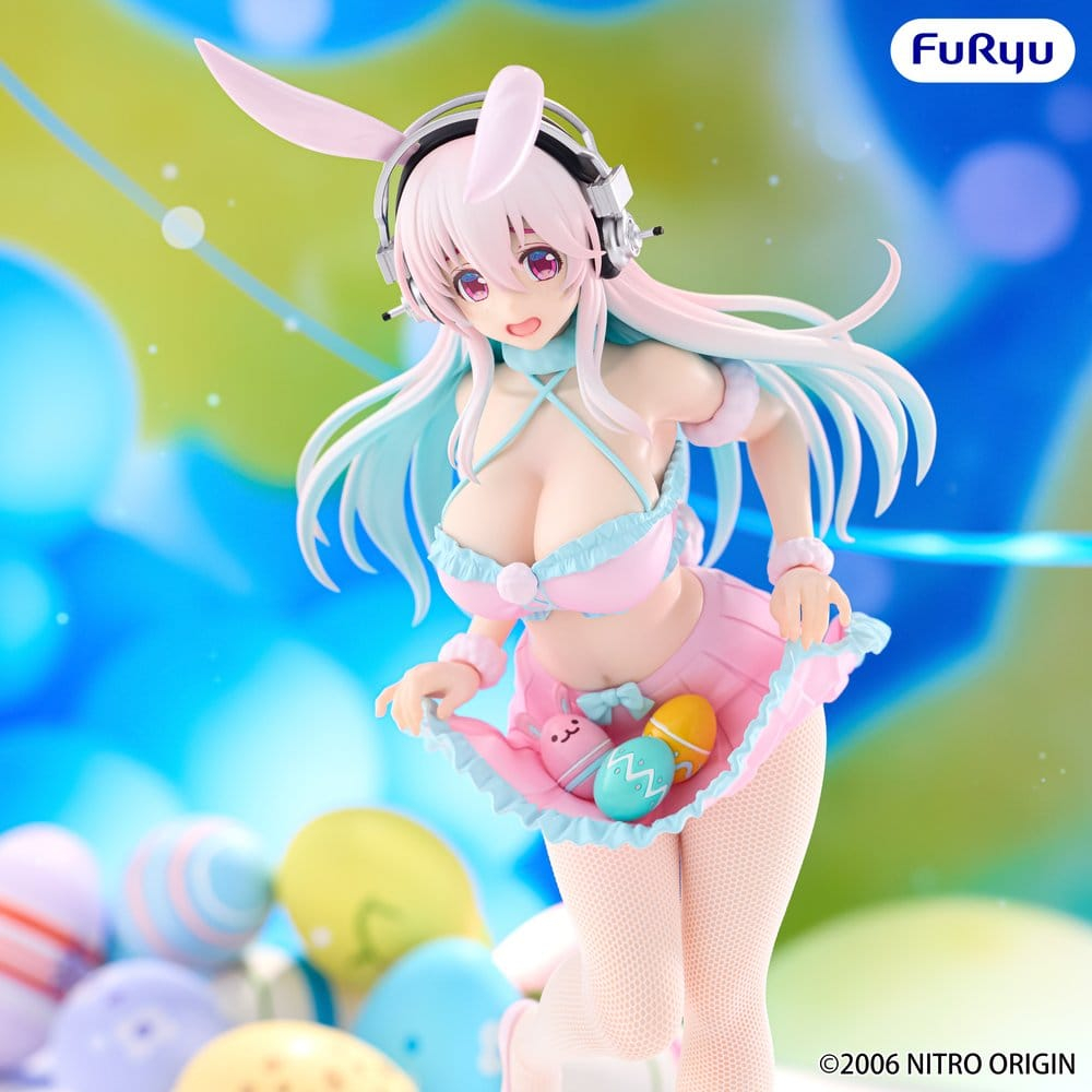 Super Sonico BiCute Bunnies PVC Figure Pastel Easter Ver. 29 cm [4]