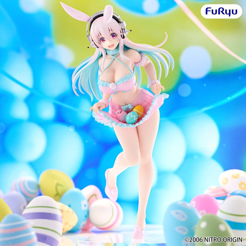 Super Sonico BiCute Bunnies PVC Figure Pastel Easter Ver. 29 cm [5]