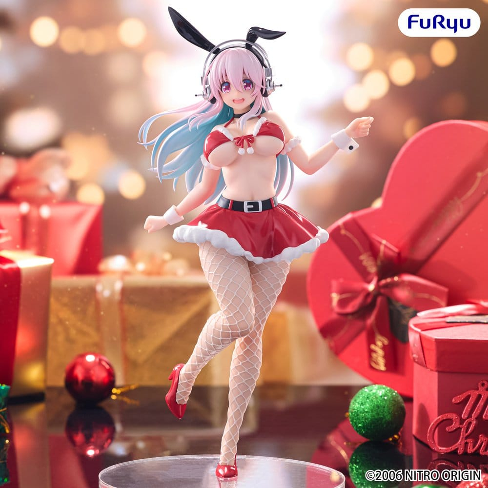 Super Sonico BiCute Bunnies PVC Figure Santa Ver. 30 cm [5]
