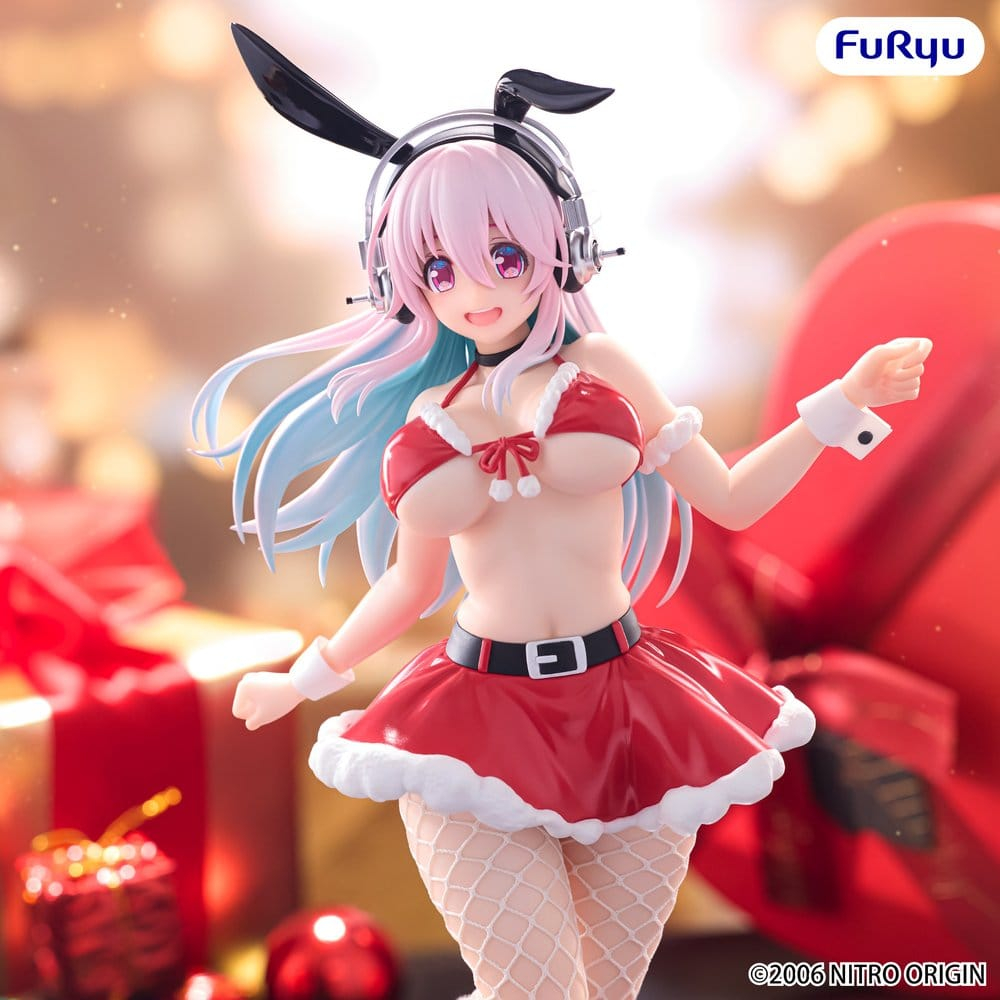 Super Sonico BiCute Bunnies PVC Figure Santa Ver. 30 cm [3]