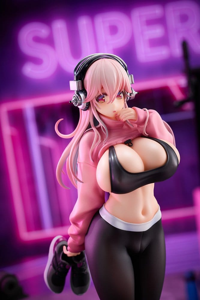 Super Sonico PVC Figure 1/6 Exercise Ver. 27 cm [3]