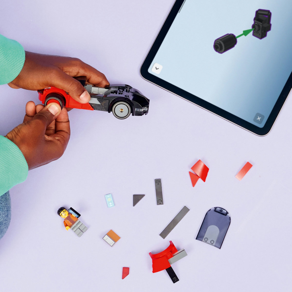 LEGO City Supermasina Electrica Rosie si Neagra 60486 [8]