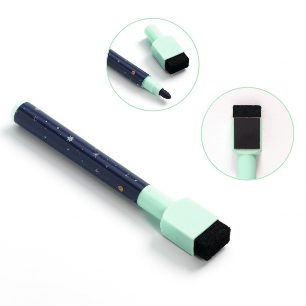 Tabla decorativa de scris model Spatiu, Djeco [4]