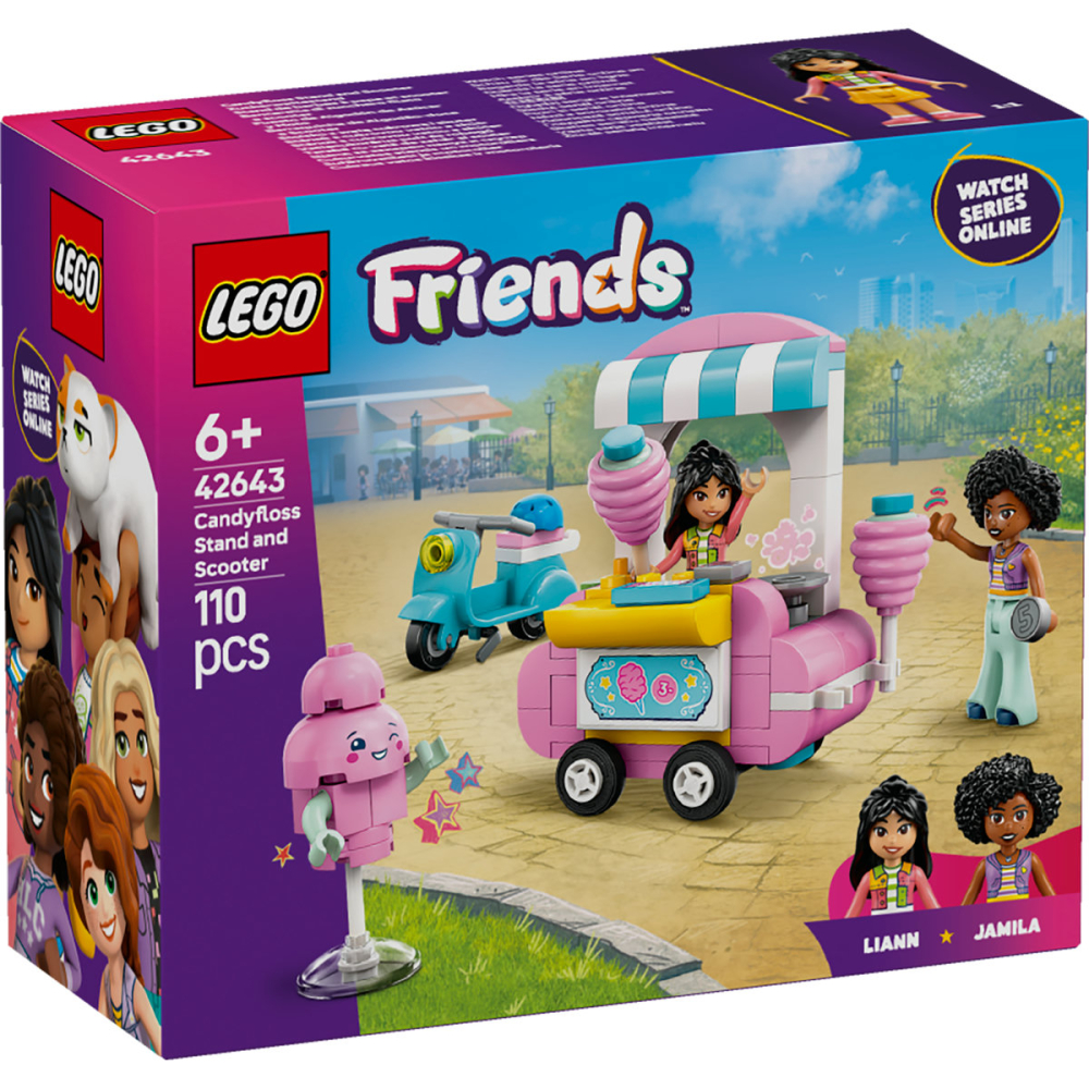 LEGO Friends Taraba cu vata de zahar si scuter 42643 [2]