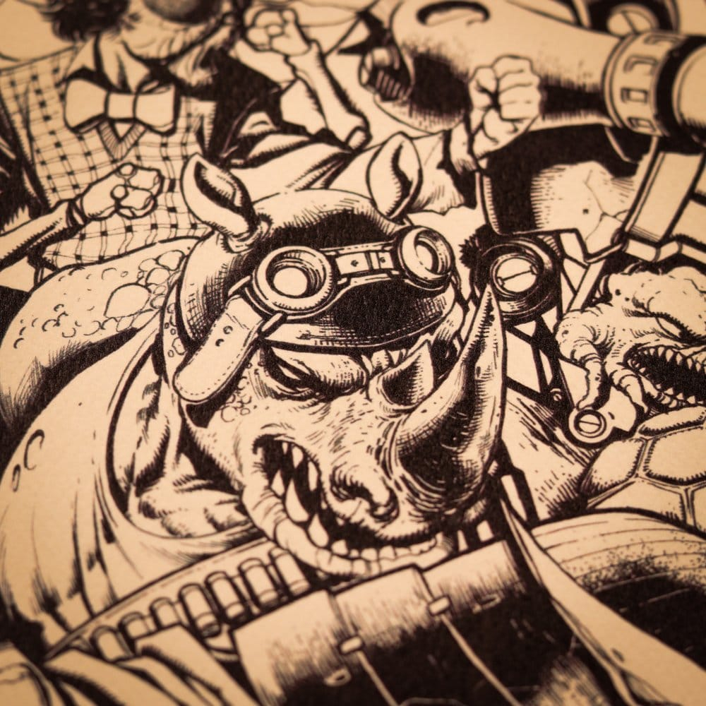 Teenage Mutant Ninja Turtles Art Print Comic Limited Edition 42 x 30 cm [5]
