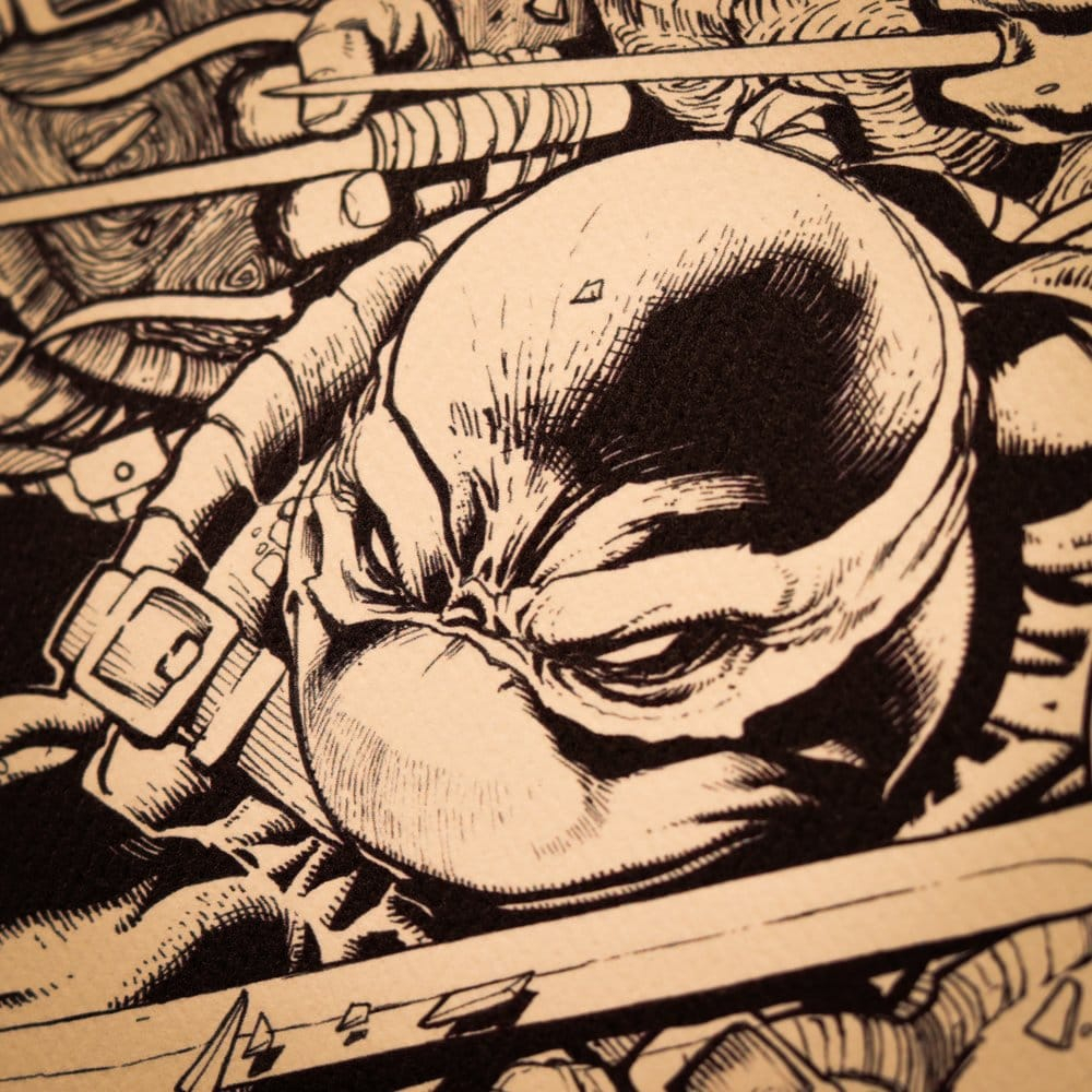 Teenage Mutant Ninja Turtles Art Print Comic Limited Edition 42 x 30 cm [4]