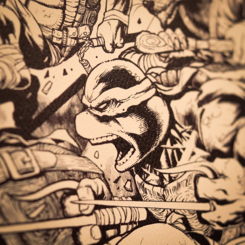 Teenage Mutant Ninja Turtles Art Print Comic Limited Edition 42 x 30 cm [6]