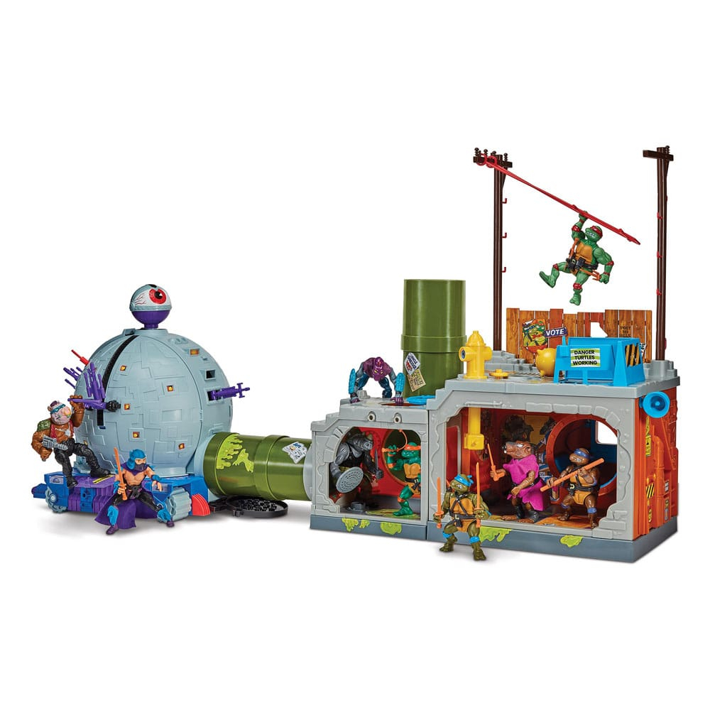 Teenage Mutant Ninja Turtles Building Secret Sewer Lid Playset Mutant Module heo EU Exclusive 30 cm [3]