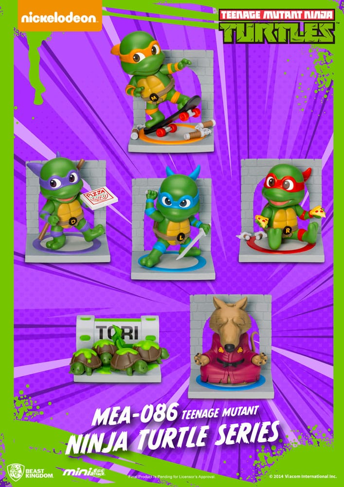Teenage Mutant Ninja Turtles Mini Egg Attack Blind Box Figures Series 12 cm Assortment (6) [10]