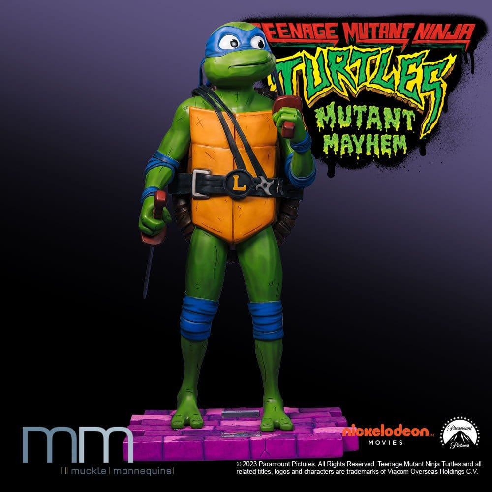 Teenage Mutant Ninja Turtles: Mutant Mayhem Life-Size Statue Leonardo 172 cm [5]