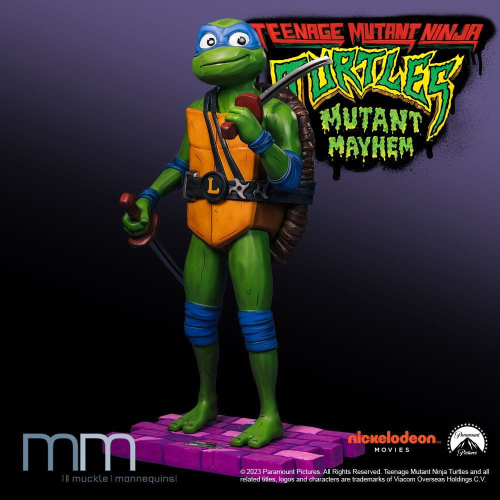 Teenage Mutant Ninja Turtles: Mutant Mayhem Life-Size Statue Leonardo 172 cm [3]