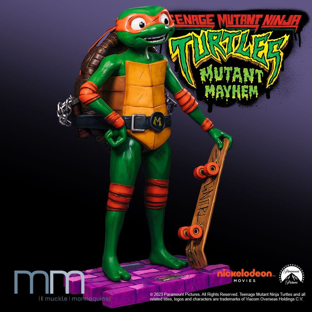 Teenage Mutant Ninja Turtles: Mutant Mayhem Life-Size Statue Michelangelo 162 cm [4]