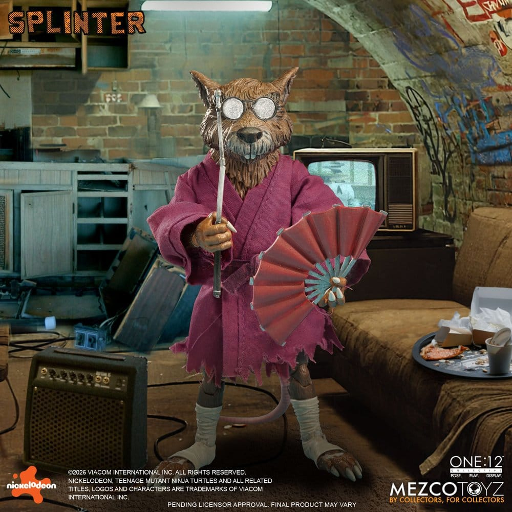 Teenage Mutant Ninja Turtles One:12 Collective Action Figure 1/12 Splinter 17 cm [4]