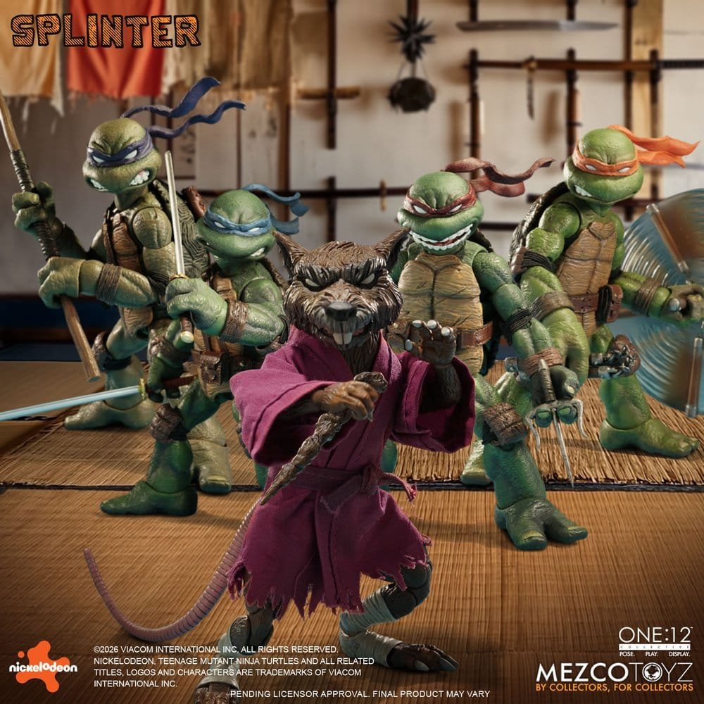 Teenage Mutant Ninja Turtles One:12 Collective Action Figure 1/12 Splinter 17 cm [10]