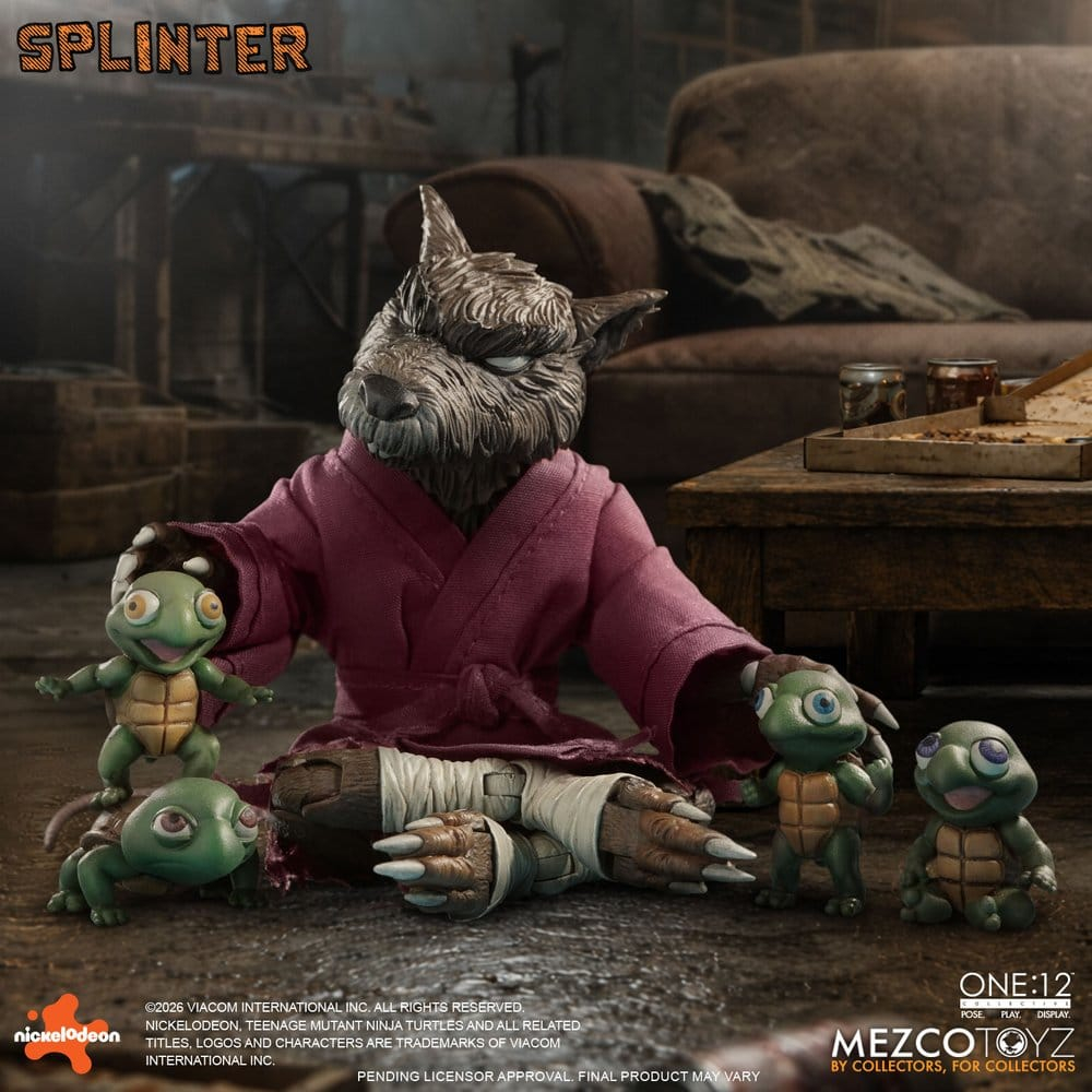 Teenage Mutant Ninja Turtles One:12 Collective Action Figure 1/12 Splinter 17 cm [6]