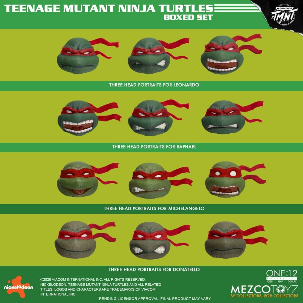 Teenage Mutant Ninja Turtles One:12 Collective Action Figures 1/12 Boxed Set 17 cm [2]