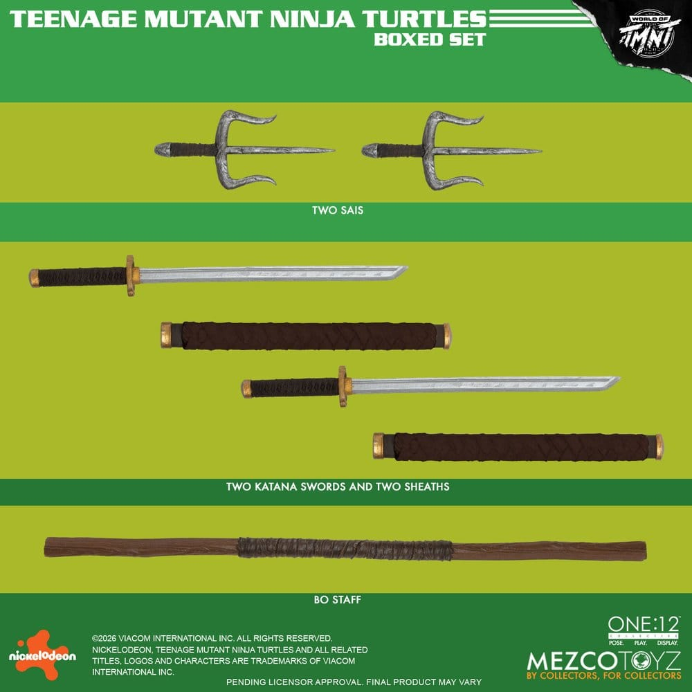 Teenage Mutant Ninja Turtles One:12 Collective Action Figures 1/12 Boxed Set 17 cm [7]