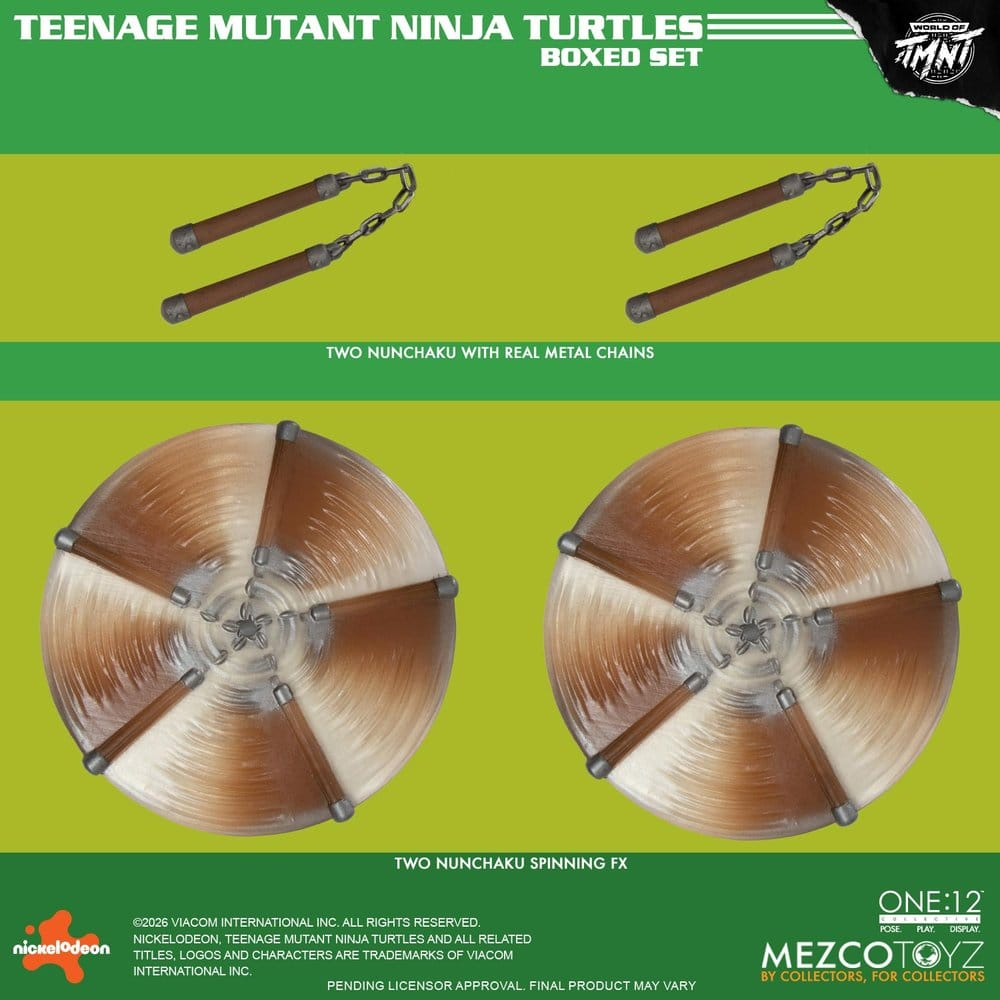 Teenage Mutant Ninja Turtles One:12 Collective Action Figures 1/12 Boxed Set 17 cm [6]