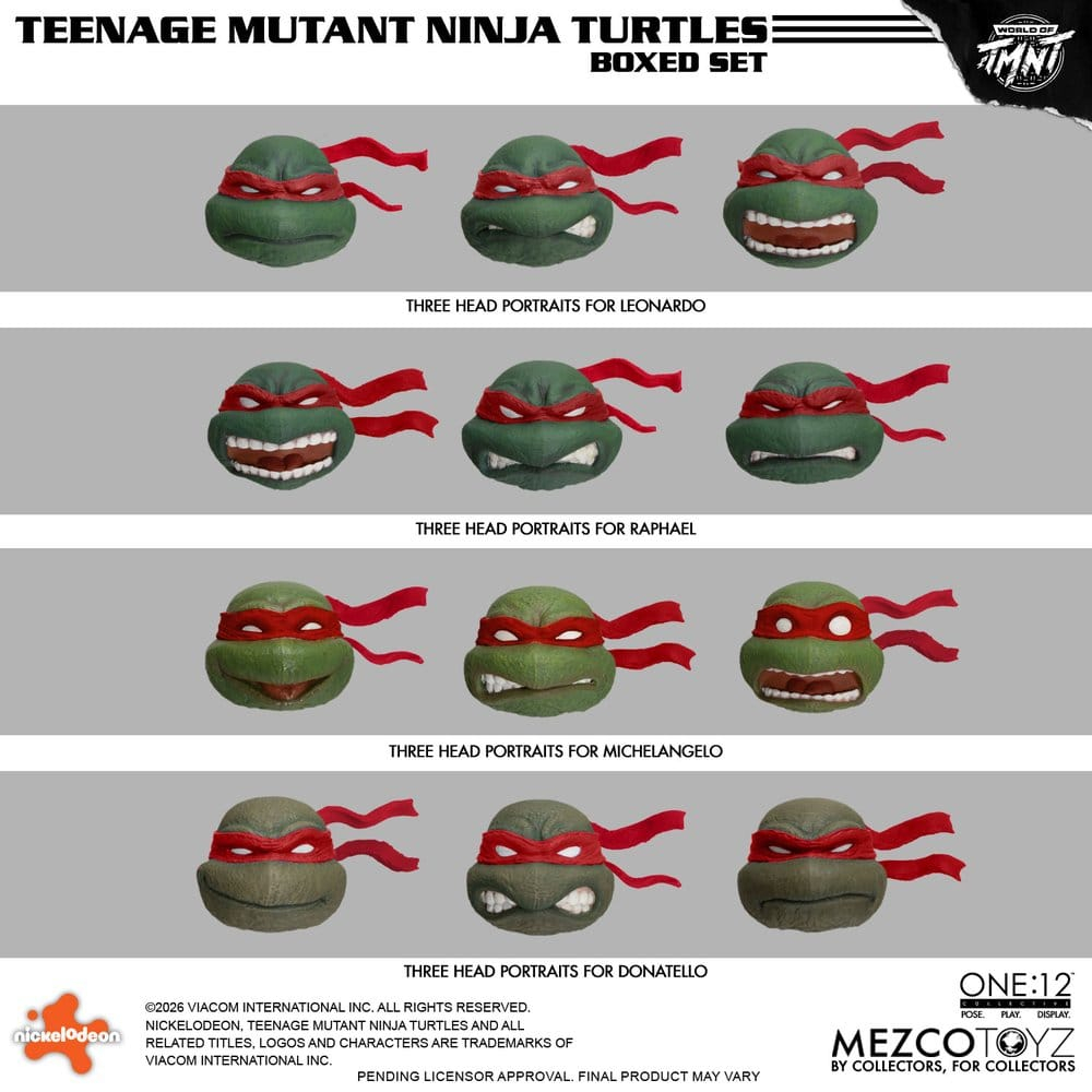 Teenage Mutant Ninja Turtles One:12 Collective Action Figures 1/12 Boxed Set 17 cm [17]