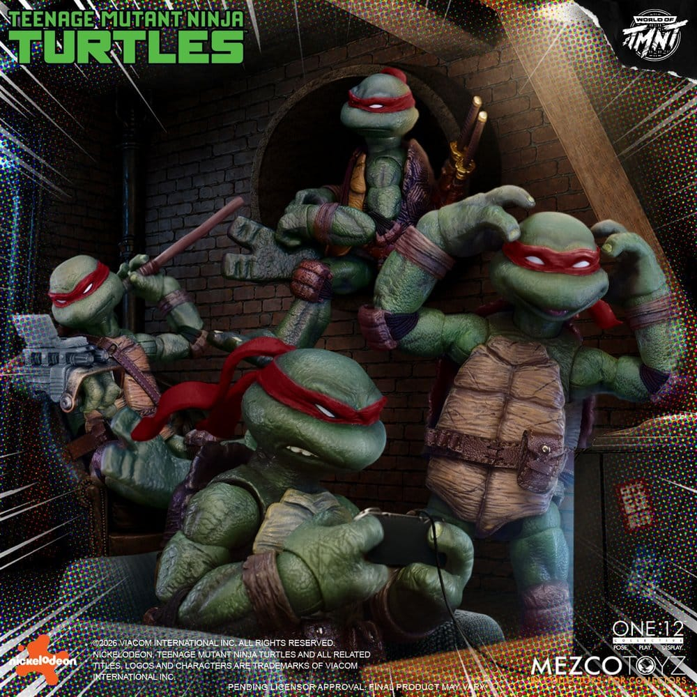 Teenage Mutant Ninja Turtles One:12 Collective Action Figures 1/12 Boxed Set 17 cm [9]