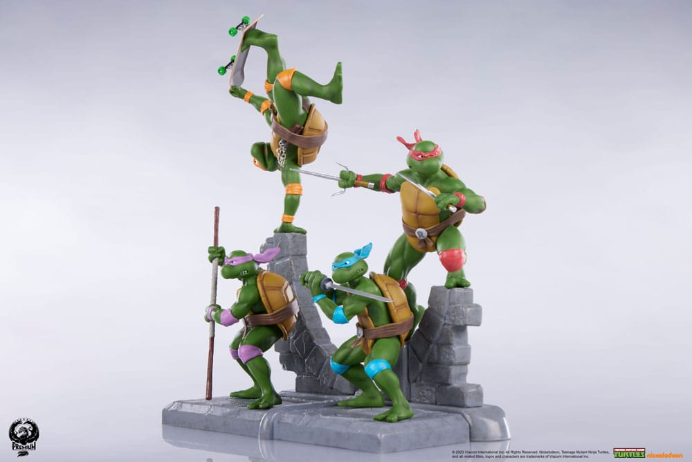 Teenage Mutant Ninja Turtles PVC Statue 4-pack 20 cm [8]