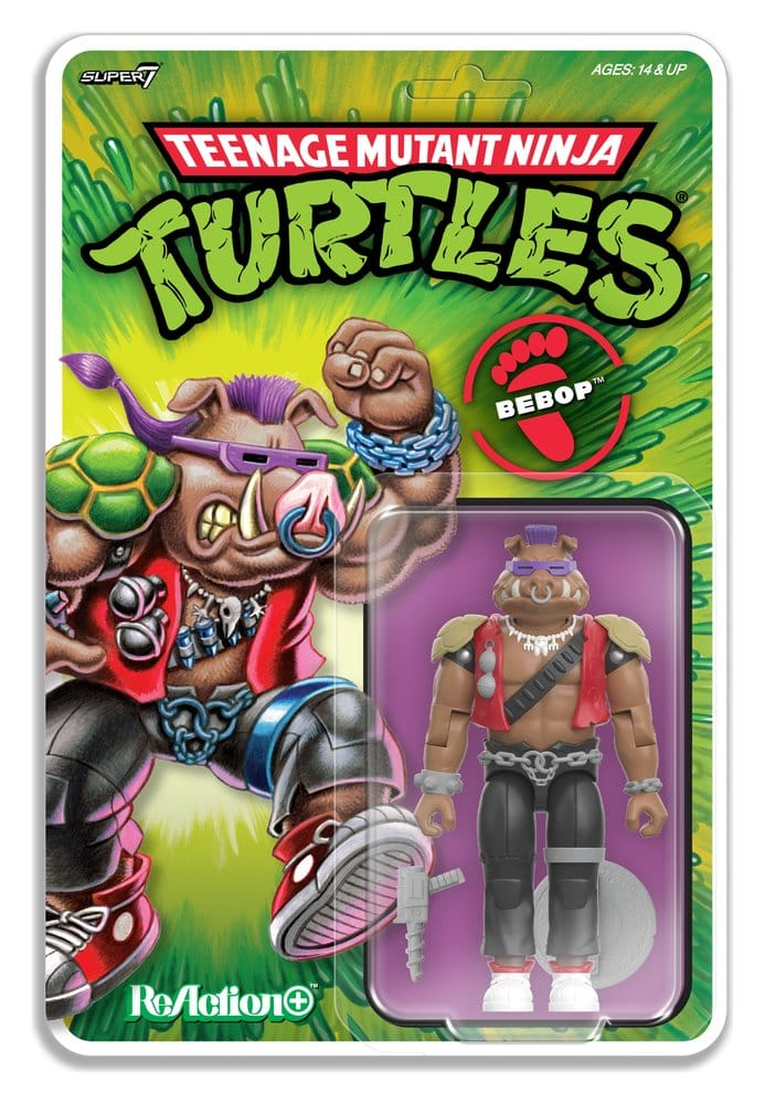 Teenage Mutant Ninja Turtles ReAction+ Action Figure Wave 02 Bebop [3]
