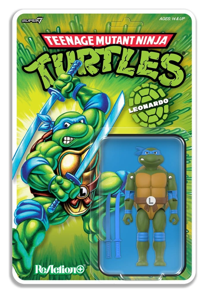 Teenage Mutant Ninja Turtles ReAction+ Action Figure Wave 02 Leonardo [4]