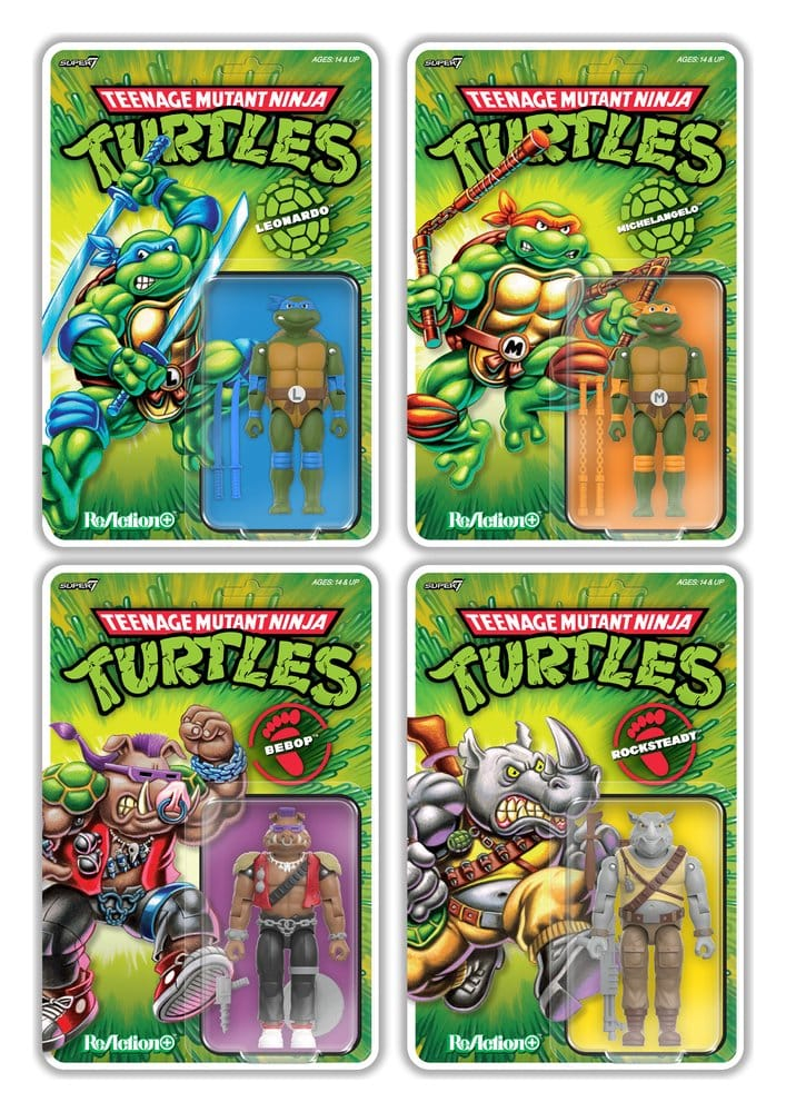 Teenage Mutant Ninja Turtles ReAction+ Action Figure Wave 02 Leonardo [2]