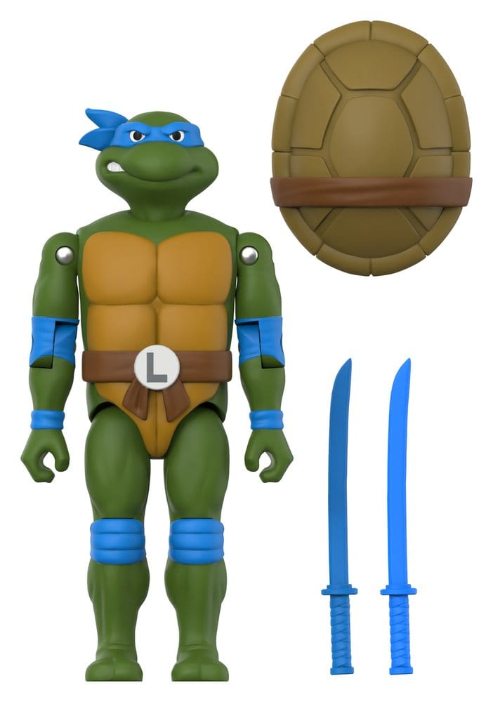 Teenage Mutant Ninja Turtles ReAction+ Action Figure Wave 02 Leonardo [5]