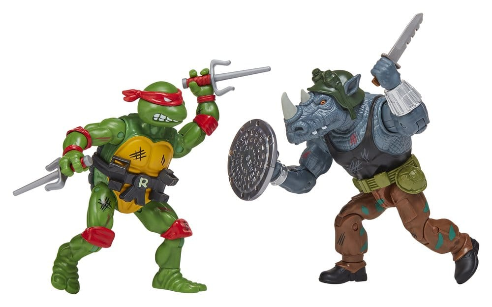 Teenage Mutant Ninja Turtles: Remastered Action Figures Raphael vs. Rocksteady [3]