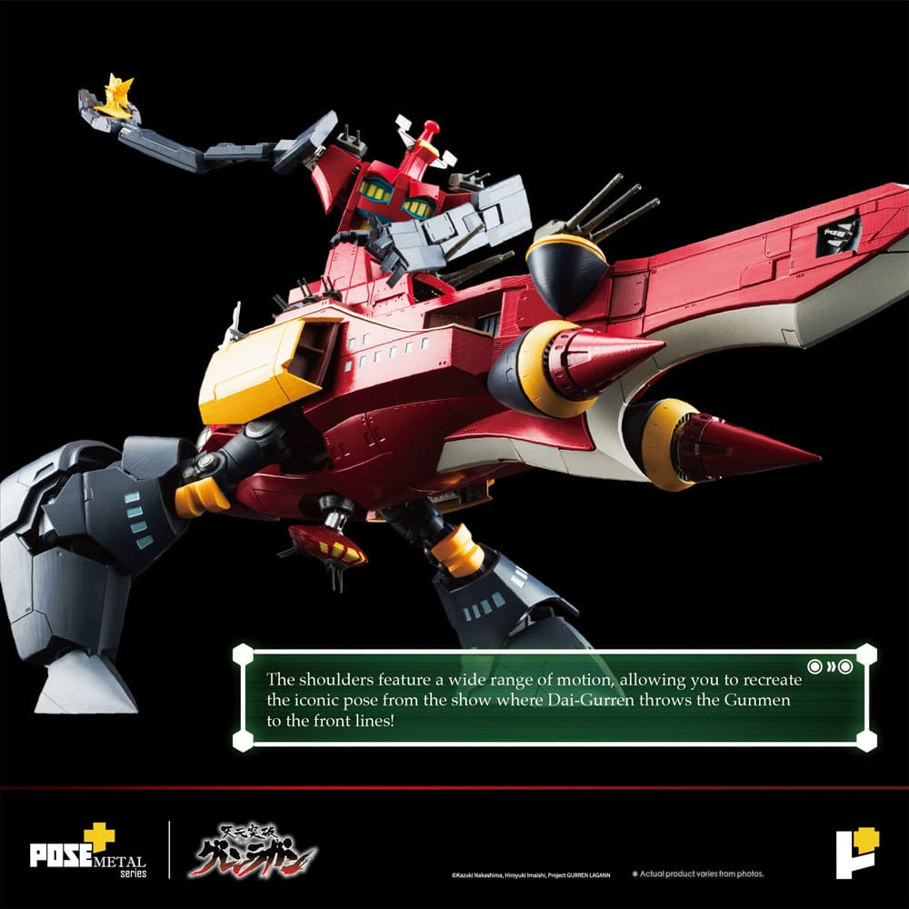 Tengen Toppa Gurren Lagann POSE+METAL series Statue Dai-Gurren 33 cm [10]