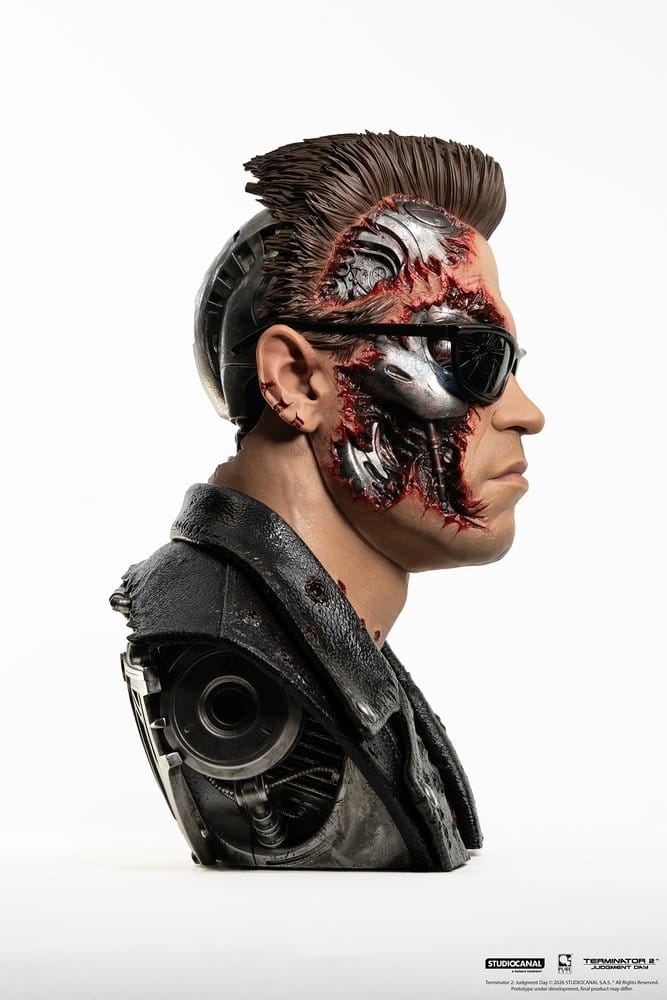 Terminator 2 Replik 1/1 T-800 Model 101 Battle Damaged Art Mask 47 cm [3]