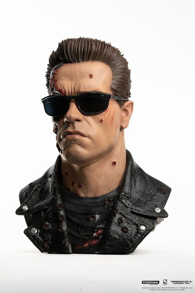Terminator 2 Replik 1/1 T-800 Model 101 Battle Damaged Art Mask 47 cm [8]