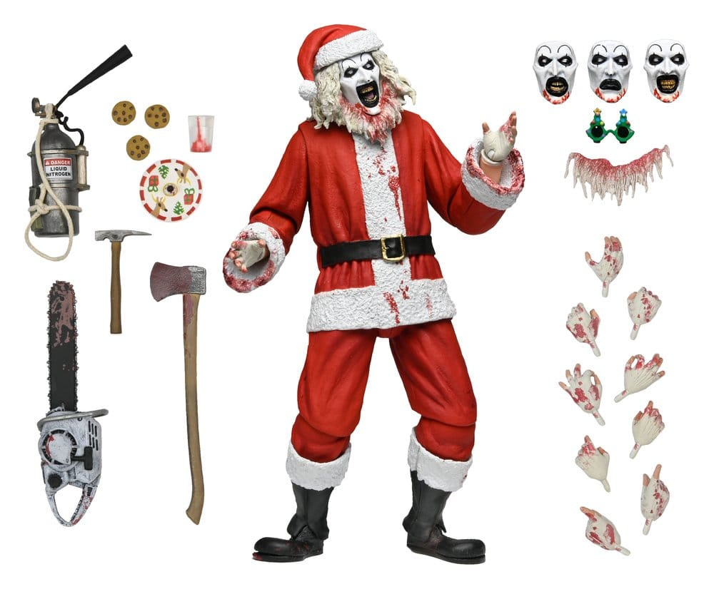 Terrifier 3 Action Figure Ultimate Santa Suit Art the Clown (Bloody Version) 18 cm [6]