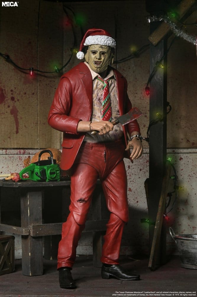 Texas Chainsaw Massacre Ultimate Action Figure Santa Leatherface 18 cm [3]