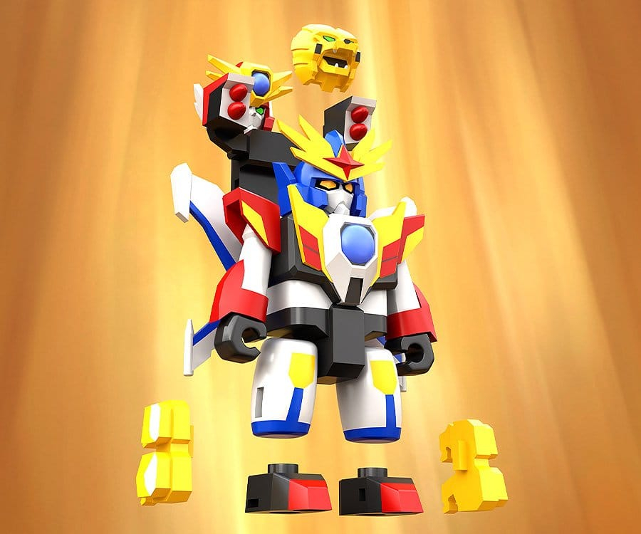 The Brave Fighter of Legend Da-Garn Brickroid Action Figure Da-Garn X 5 cm [4]