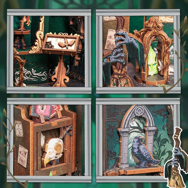 The Darkness Herbarium - DIY Book Nook Kit cu LED [8]