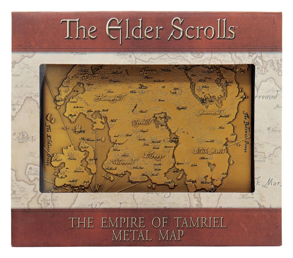 The Elder Scrolls Replica Metal Map of Tamriel Limited Edition 15 x 13 cm [5]