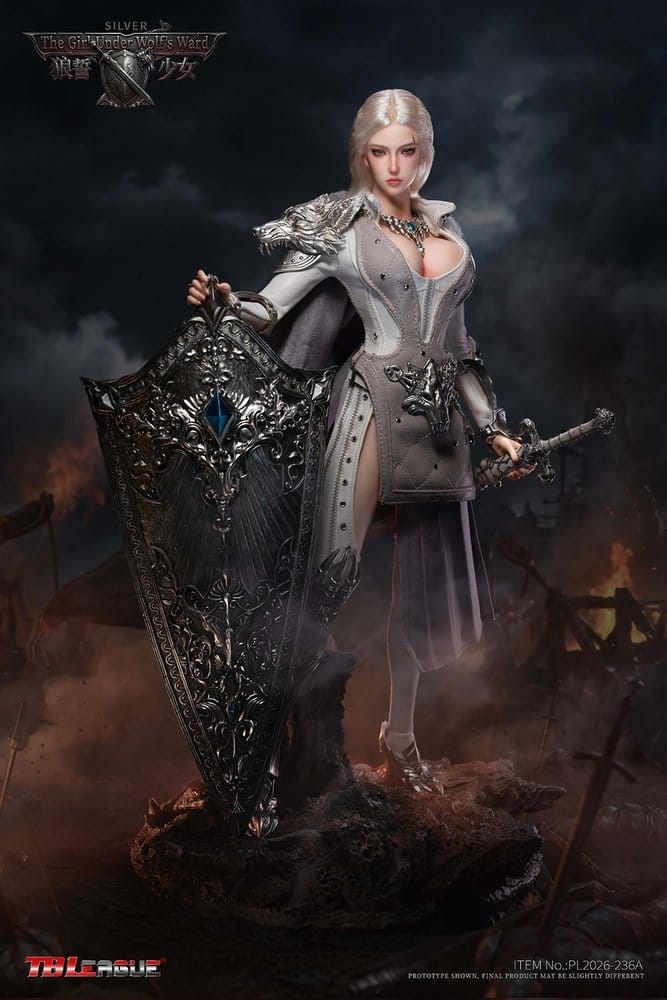 The Girl Under Wolf's Ward Action Figure 1/6 Alina (Silver) 30 cm [7]