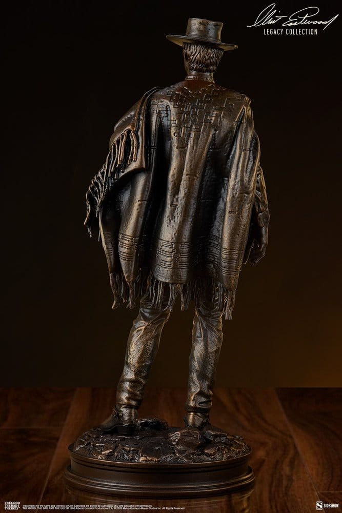 The Good, The Bad and the Ugly Statue The Man with No Name (Faux Bronze) 39 cm [4]
