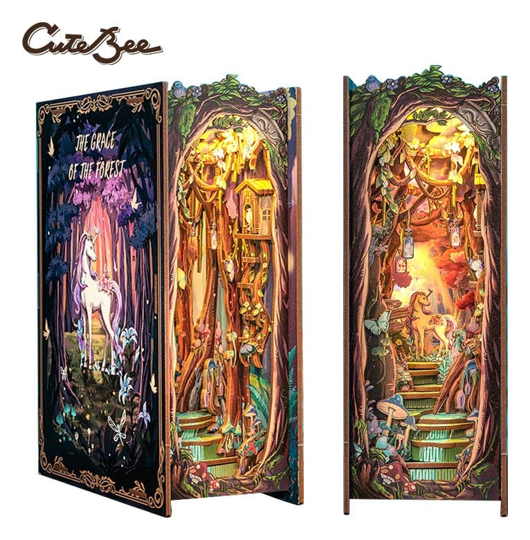 The Grace of Forest - DIY Book Nook Kit cu LED [6]